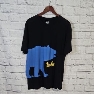 47 Brand Black and Blue UCLA  Graphic Tee Short Sleeve